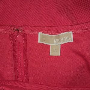 Michael Kors orange off the shoulder dress